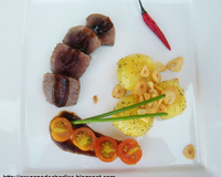 Carne de sol e batatas sauté com ervas