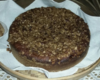 Bolo de banana com aveia