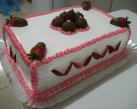 Bolo de aniversário da Carla