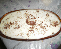 Pavê de morango com sonho de valsa