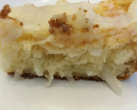 Bolo de aipim com coco cremoso