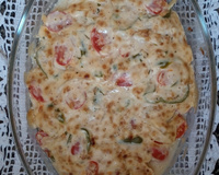 Filé de peixe ao creme de cebola