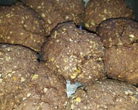 Biscoito de aveia e chocolate