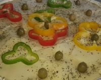 Peixe assado à moda floridense