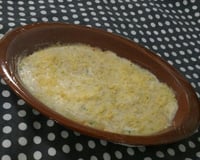 Lasanha de purê de batata e frango