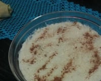 Arroz doce muito prático