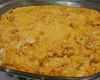 Filé de merluza com purê de batatas