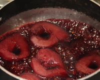 Pêras ao vinho tinto