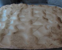 Torta de banana com creme e suspiro do Marcelo