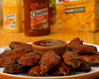 Churrasco de tulipas ao forno