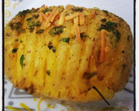 Batatas hasselback