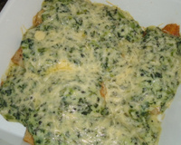 Linguado ao molho de espinafre