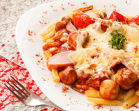 Batata frita gratinada de buteco