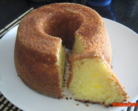 Bolo de arroz cru da Crocks