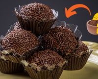 Brigadeiro dark com ingrediente secreto que intensifica ainda mais o sabor do chocolate