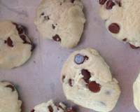 Cookies com pedaços de chocolate