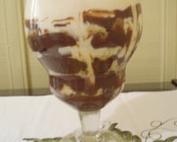 Pavê chocolate de panetone