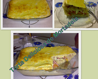 Torta deliciosa de mortadela