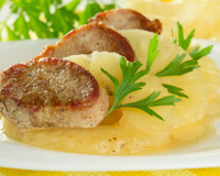 Lombo recheado com abacaxi: receita completa