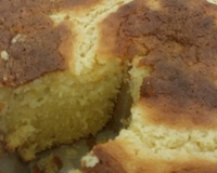 Bolo fubá cremoso com coco