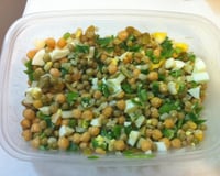 Salada de grão-de-bico
