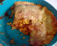 Lasanha de frango fácil de micro-ondas