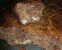 Bolo de banana com chocolate