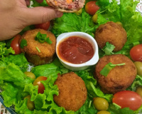 Cheeseburguer onion rings