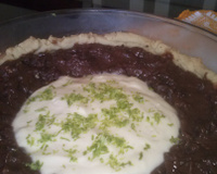 Torta de limão com chocolate da Dani