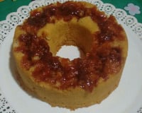 Bolo de iogurte natural com goiabada