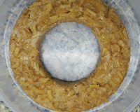 Bolo Integral de abacaxi com coco