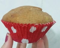 Muffin de banana com canela
