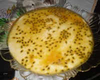 Mousse fácil de maracujá
