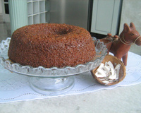 Bolo de macaxeira (aipim) caramelado