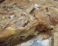 Torta de maçã em camadas