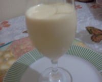 Batida de maracujá com vodca