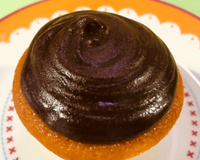 Cupcake de cenoura com Brigadeiro