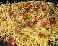 Macarrão na chapa