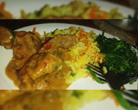 Carne com requeijão