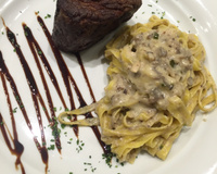 Fettuccini ao molho de cogumelos