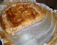 Torta de frango com palmito