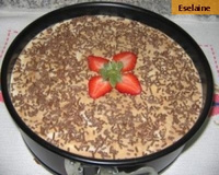 Pavê delicioso de morango e bis