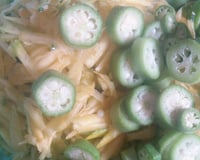 Abobrinha com quiabo