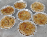 Quiche de queijo e alho poró