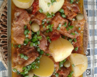 Costela suína ao molho de abacaxi