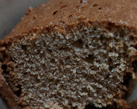 Bolo de banana com chocolate