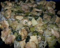 Peito de frango com salsão