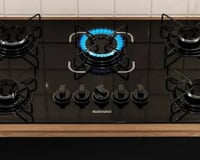Cooktop Itatiaia de 5 bocas com mesa de vidro e acendimento automático está com 18% de desconto