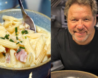 Carbonara de chef com ingredientes brasileiros: Claude Troisgros ensina o segredo para o prato perfeito!