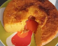Bolo de milho de lata no liquidificador